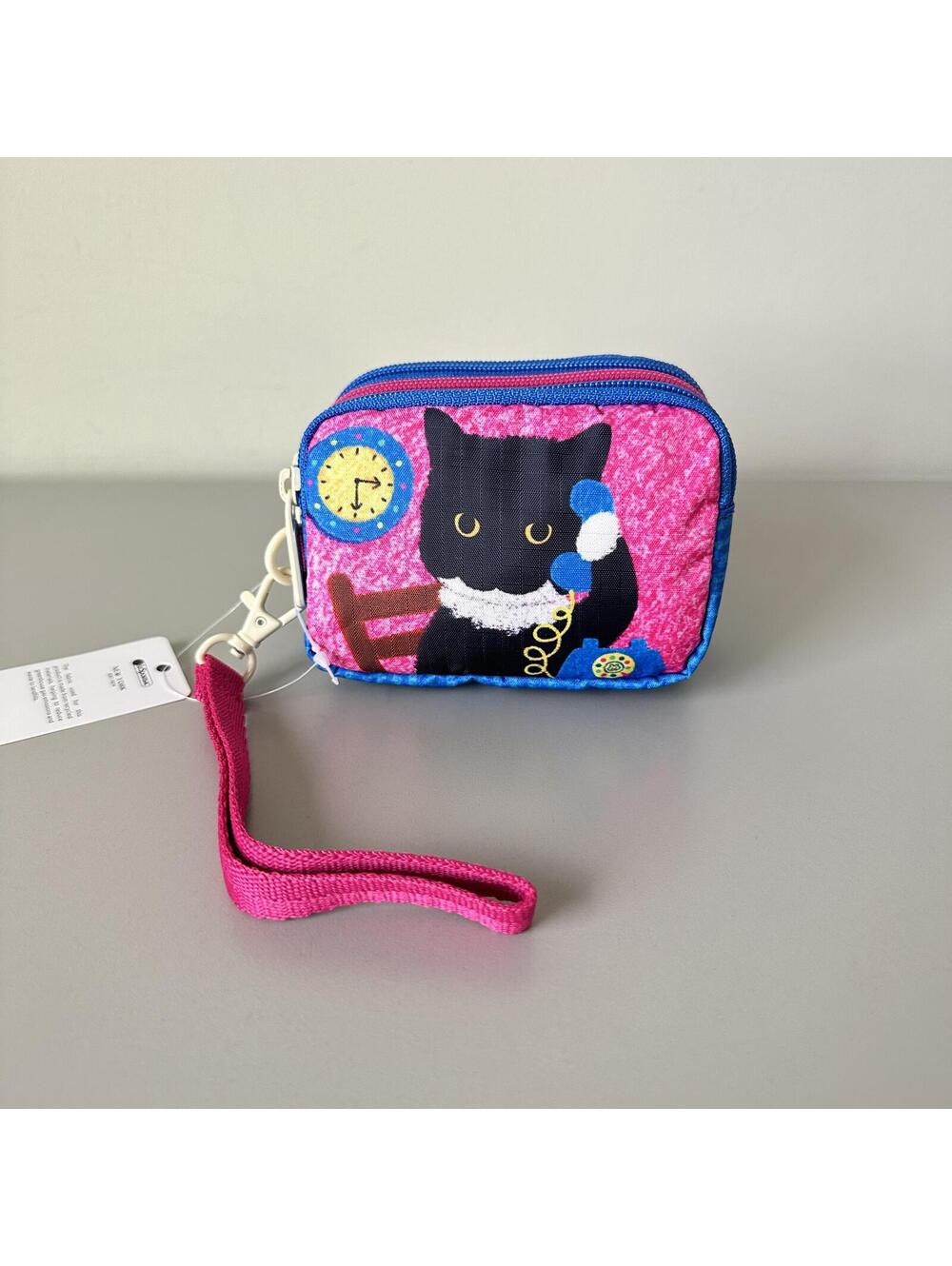 Lesportsac NewNew Cat 3zipper Wristlet Wallet NWT